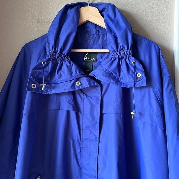 LANE BRYANT Purple Rain Poncho - Picture 1 of 7